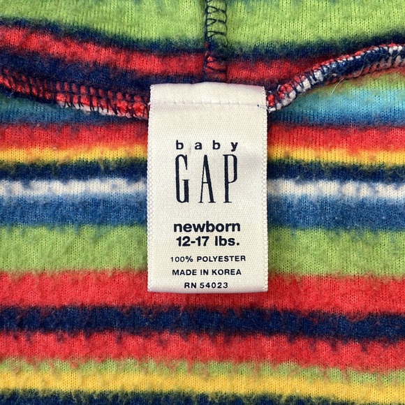 BABY GAP Fleece Romper & Hooded Jacket - Picture 3 of 9